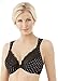 Glamorise Women's Plus-Size Elegance Front Close Wonderwire, Print, 44DD
