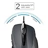 TECKNET-Pro-S2-High-Performance-Wired-USB-Mouse-6-Buttons-upto-2000dpi TECKNET USB Wired Mouse, 6-Button Corded Mouse with 2 Adjustable DPI, Optical Computer Mouse with Ergonomic Design for…