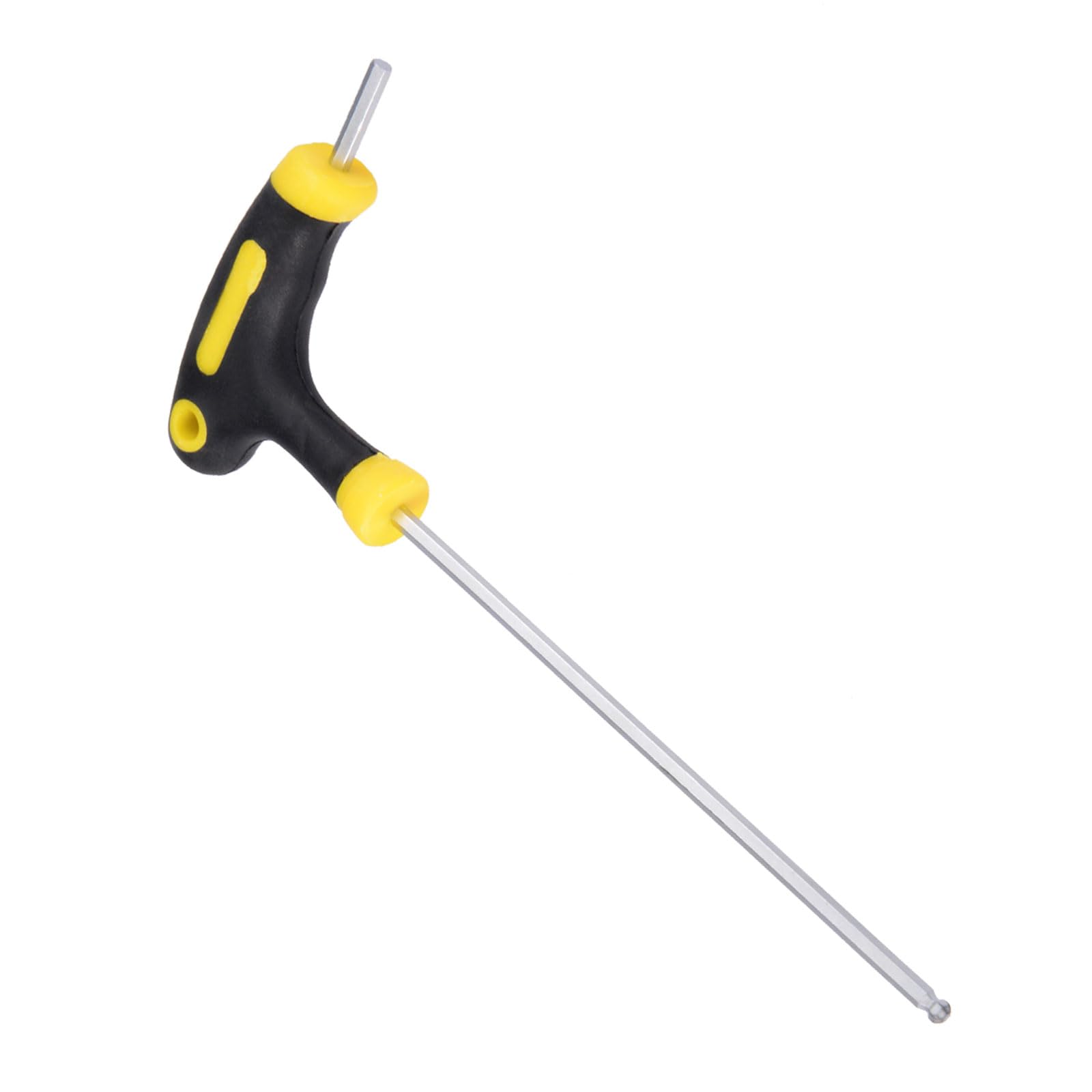 CoCud T-Handle Ball End Hex Key, 3mm Hex, CR-V Steel Metric T-Key Wrench - (Applications: for Basic Home Repair and Mechanical Maintenance), 1-Piece