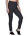 HDE Women's Maternity Yoga Pants Pregnancy Stretch Fold Over Lounge Leggings (Charcoal Gray with Charcoal Gray, Large)