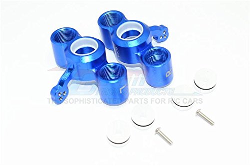 Arrma Senton 6S BLX (AR102654) Upgrade Parts Aluminum Front Knuckle Arms - 1Pr Set Blue
