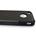 Pasonomi iPhone 4 Case-Premium Heavy Duty Hybrid Shockproof Durable Bumper Armor Cover for Apple iPhone 4S/4(Black)