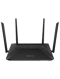 D Link Wireless WiFi Router, Negro