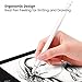 Stylus Pen Compatible with iPad, Pencil Styluses for iPad Generation Pro Air Mini Alternative for 1st 2nd Pencils Digital Tablet Stylist Smart Drawing Pens for Touch Screens (White)