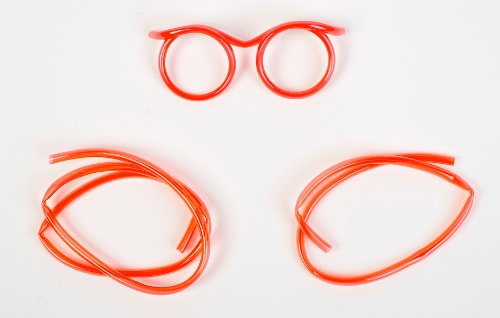 Evriholder Nesquik Sip'R Eyes Drinking Straw Glasses