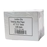 LorAnn Twisting Wax Paper sheets (2000 pack)