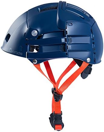 Casque Pliable Plixi Fit pour vélo, Trottinette électrique, Overboard, gyroroue, Skateboard, Roller, VAE - Norme CE EN1078, même Protection Qu’Un Casque Classique - Volume divisé par 3