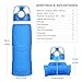 Jerrybox Collapsible Water Bottle - 26 oz with BPA Free Silicone Leak Proof Foldable Sports Bottle for Sports Outdoor Travel Camping Picnic