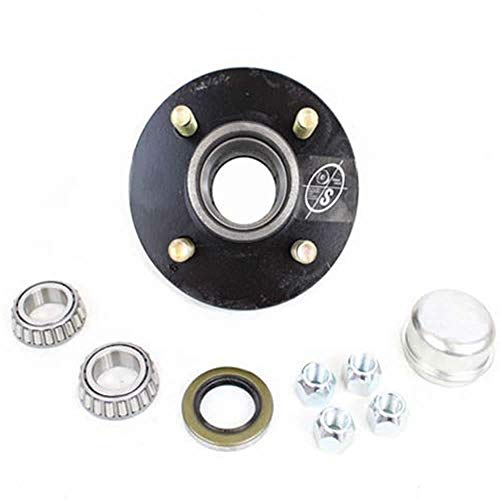 Southwest Wheel 4-hole, 4" Bolt Circle Idler Hub for 2,000 lb. Axles (BT8 Spindle)