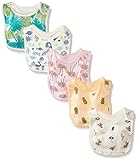 Rosie Pope Baby 5-Pack The Mermaid In Me Bibs, Marshmallow, One Size