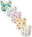 Rosie Pope Baby 5-Pack The Mermaid In Me Bibs, Marshmallow, One Size