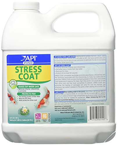 PondCare 317163041406 140d 64 Oz Stress Coat Fish & Water Conditioner