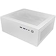 Mini PC Case 4.3L HTPC Chassis 2X USB 3.0 Fits Flex Power Supply ITX Motherboard White