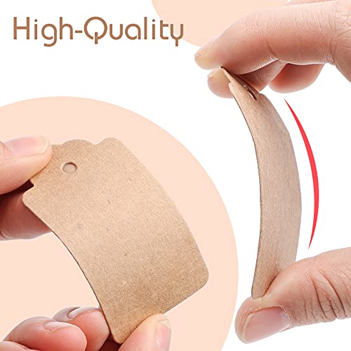 Starrky Brown Kraft Paper Gift Tags, 150PCS Gift Wrap Tags Editable Blank Gift Labels for Christmas Wedding Birthday Thanksgiving Gift
