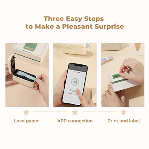 NIIMBOT H1S Label Maker Machine with Tape, 0.47