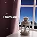 NICETOWN Children Window Darkening Curtains - Bedroom Star Cutouts Starry Night Magical Drape Panels for Girl's Princess Themed Rooms/Nursery Room (Lavender Pink, 42 inches X 63 inches, 2 Pieces)