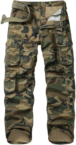 AKARMY Men's Work Pants, Cargo Pants for Men, Straight Tactical