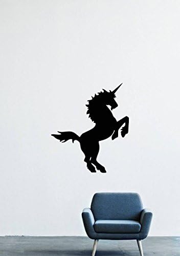 Pegasus Wings Flying Mythical Creature Magic Unicorn Horn Ornament Beard Pattern Horse Mane Performed Tale Dreams Stickers Wall Decals Decor Vinl GMO1552