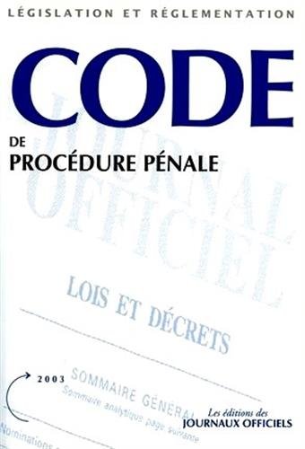 Code de procédure pénale