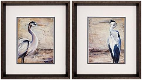 Propac Images Pack of Two 1930 Shore Birds Wall Decor, 2 Pack, 2 Piece