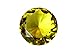 Tripact Inc 100mm Original Color Yellow Gold Crystal Diamond Jewel Paperweight 3.93 Inch (Not Painted)