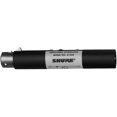 Amazon.com: Shure A15AS Switchable Attenuator (15, 20, 25 dB