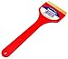 CJ Industries F101 Fantastic Ice Scraper with Brass Blade, Red
