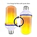 NSEN Flame Light Bulbs, Flickering Light Bulbs, E26 Base LED Bulb, Upside Down Effect, Flicker Bulb or Halloween Decorations/Hotel/Bar Party Decoration (Orange)