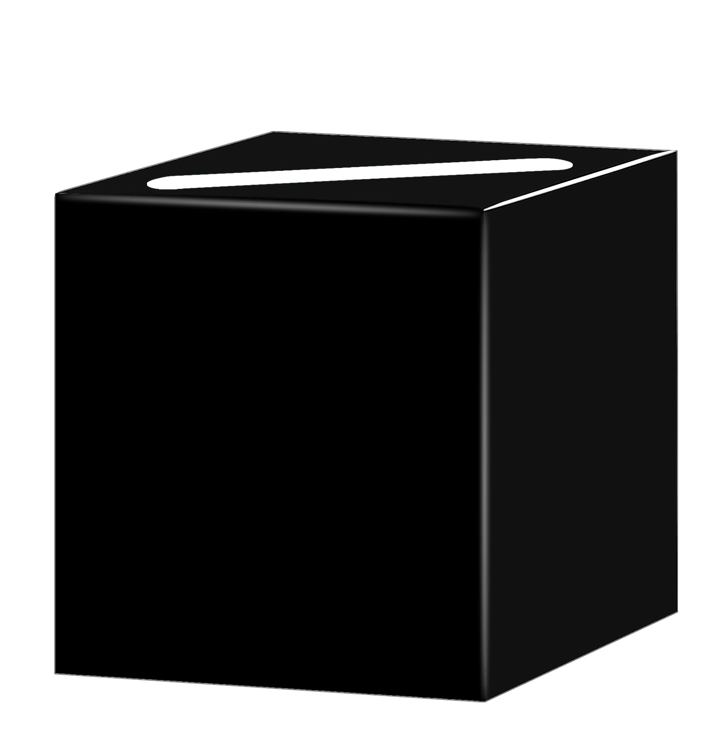 Photo 1 of SietDESEO Black Card Box Diy Gift Card Box Money Card Box Holder for Wedding Reception Baby Shower Bridal Shower Birthday Party Supplies Black Wedding Card Box