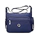 Fabuxry Crossbody Handbag for Women Organize Pack Shoulder Bag Messenger Purses (Navy)
