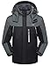 YXP Men's Waterproof Mountain Jacket Fleece Windproof Ski Jacket