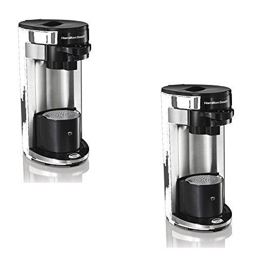 Hamilton Beach FlexBrew Stainless Steel Black Single Serve Coffee Maker -- 2 per case.