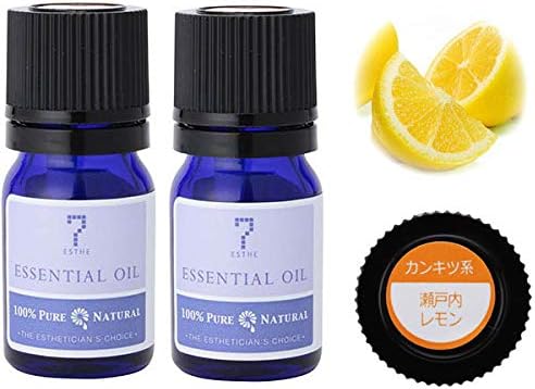 Amazon 7エステ 瀬戸内レモン 3ml 2個セット アロマオイル エッセンシャルオイル アロマ精油 精油 天然 柑橘系 アロママッサージ アロマテラピー セブンエステ エッセンシャルオイル