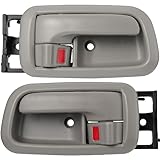 Lcyolada Interior Door Handles W/Bezel (Gray) for