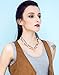 Freshwater Pearl Choker Cultured Pearl on 2 Strand Leather Necklace Collar Costume Jewelry for Women 16’’ Black