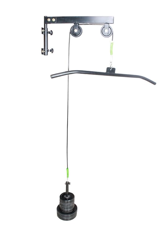 Home Gym Dynamics Wall Mounted LAT Pulley Bar Triceps Bar Best Price in