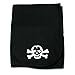 CrazyBabyClothing White Scribble Skull Baby Receiving Blanket