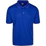 Mens Royal Blue Drifit Polo Shirt Large