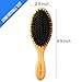 Boar Bristle Hair Brush by Sonvera, Boar Brush, Organic Mens Hair Brush, Boars Hair Brush for Men Women, Soft 100% Natural Bristle Hair Brushes, Round Bamboo (1)