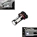 Henkeyi 5201 5202 PS19W Fog Light Bulbs LED 50W Extremely Bright 6000K 10 SMD White Xenon Driving Light Bulbs Lamps (Pack of 2)