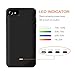 Modernway iPhone 7 Battery Case,5200mAh Rechargeable Portable Extended Battery Charging Case for iPhone 7(4.7 inch),External Battery Charger Case,Backup Power Bank Case,Juice Bank Cover(Black)