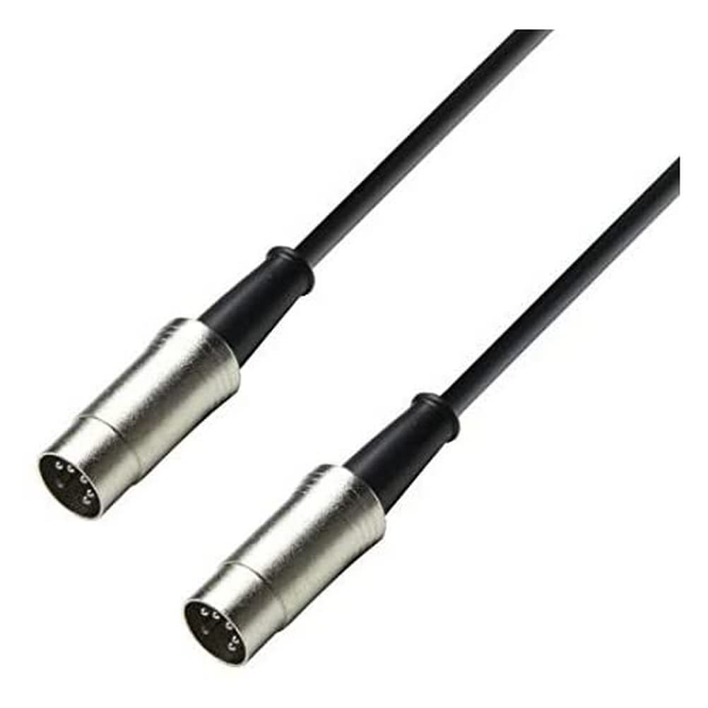 Adam Hall 3 Star Series 3m 5 Pole MIDI Cable - Black