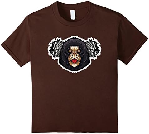 Kids Marmoset Sagui Small Monkey Brazilian Rainforest T Shirt 12 Brown