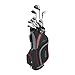 Wilson Men's Profile XLS Complete Package Golf Set, Right Hand, Red