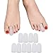 Povihome 10 Pack Toe Caps, Toe Sleeves, Toe Protectors - for Middle Toe Blisters, Corns, Injured Toenails and Hammer Toe Protect