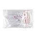 Tinksky 200pcs Plastic White Collar Stays Bones Stiffeners in 3 Sizes