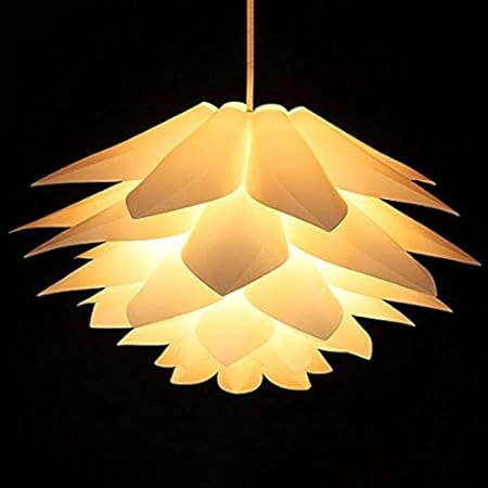 Decorative Home Decor Diy Puzzle Lotus Flower Lamp Lampshade