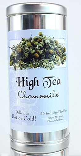 High Tea Chamomile Herbal Nighttime Relaxing Tea 100% Natural