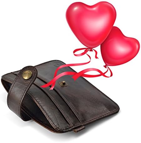 Wallet Card Holder Small Elegant Convenient Pocket Genuine Leather Stylish Thin