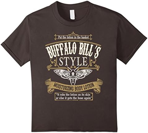 Kids Buffalo Bill's Style Moisturzing Body Lotion T Shirt 4 Asphalt